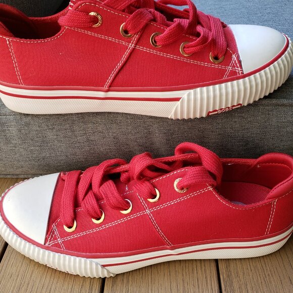 BNWoT Skechers BOBS Arch Fit Utopia - Arching Star in varsity red (8) KICKS - Picture 8 of 8